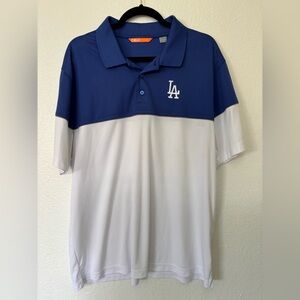 Blue and White Men's Shirt LA